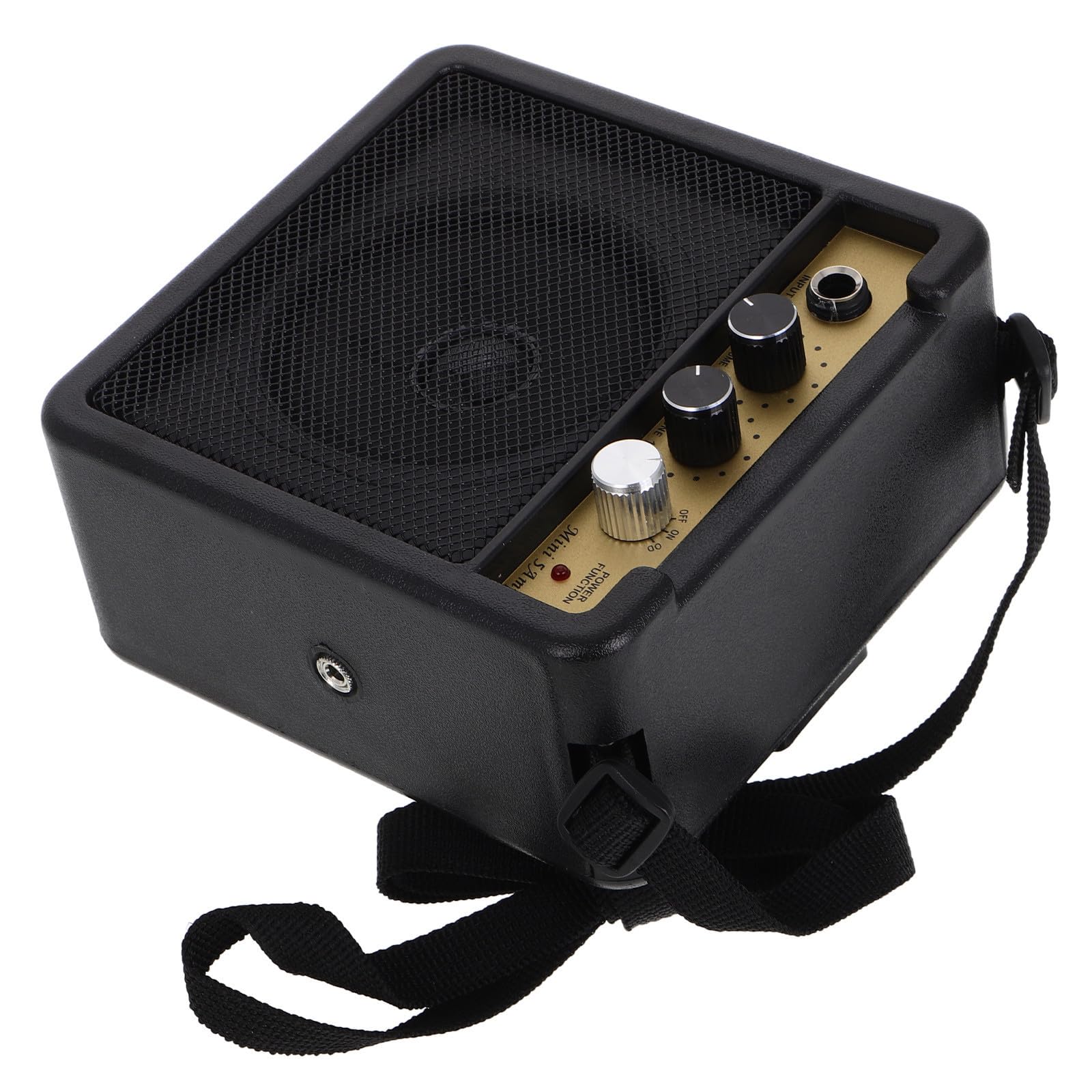 HEMOTON Mini Amplificatore per Chitarra Elettrica da 5w Compatto e Portatile Connettività Versatile in Plastico e Metallo per Esercitazioni Musicali