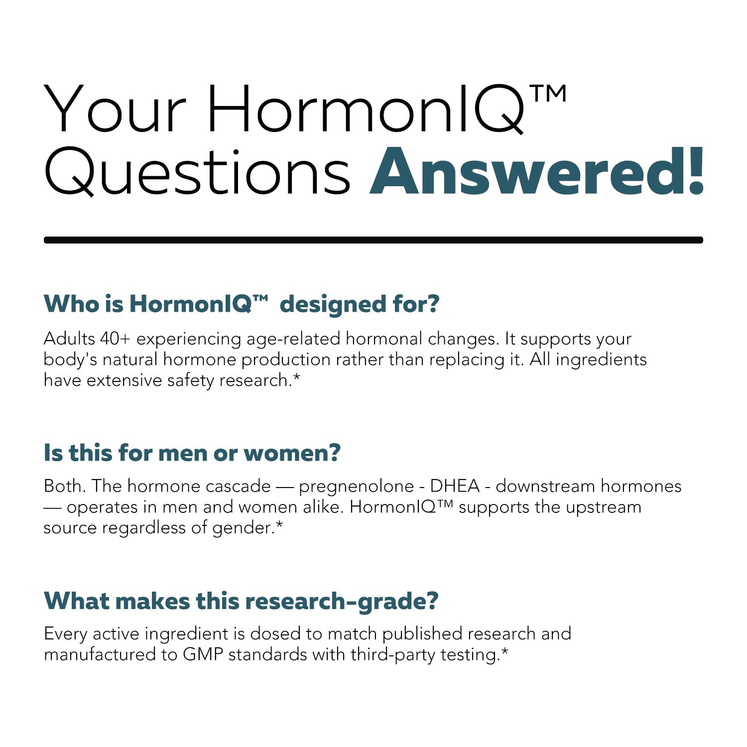 HormonIQ - Hormone Balance for Women & Men Over 40, 60 Capsules — Amazon image 9
