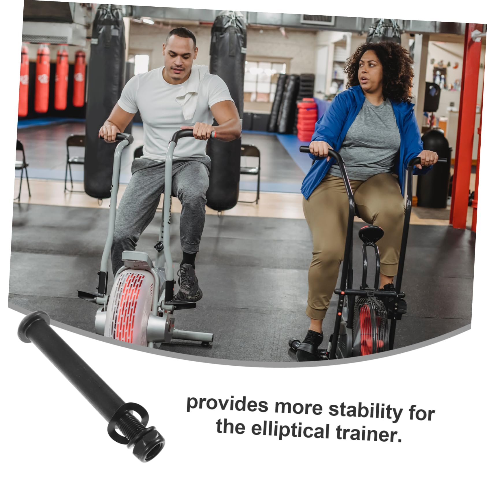 VANZACK 2 Stück Elliptische Drehverschlüsse Rig Trainer Eliptica Stepper Ellipsentrainer Bolzen Motorisierter Ellipsentrainer Zubehör Trainingsgerät Hantel Sechskantmutter Ellipsentrainer