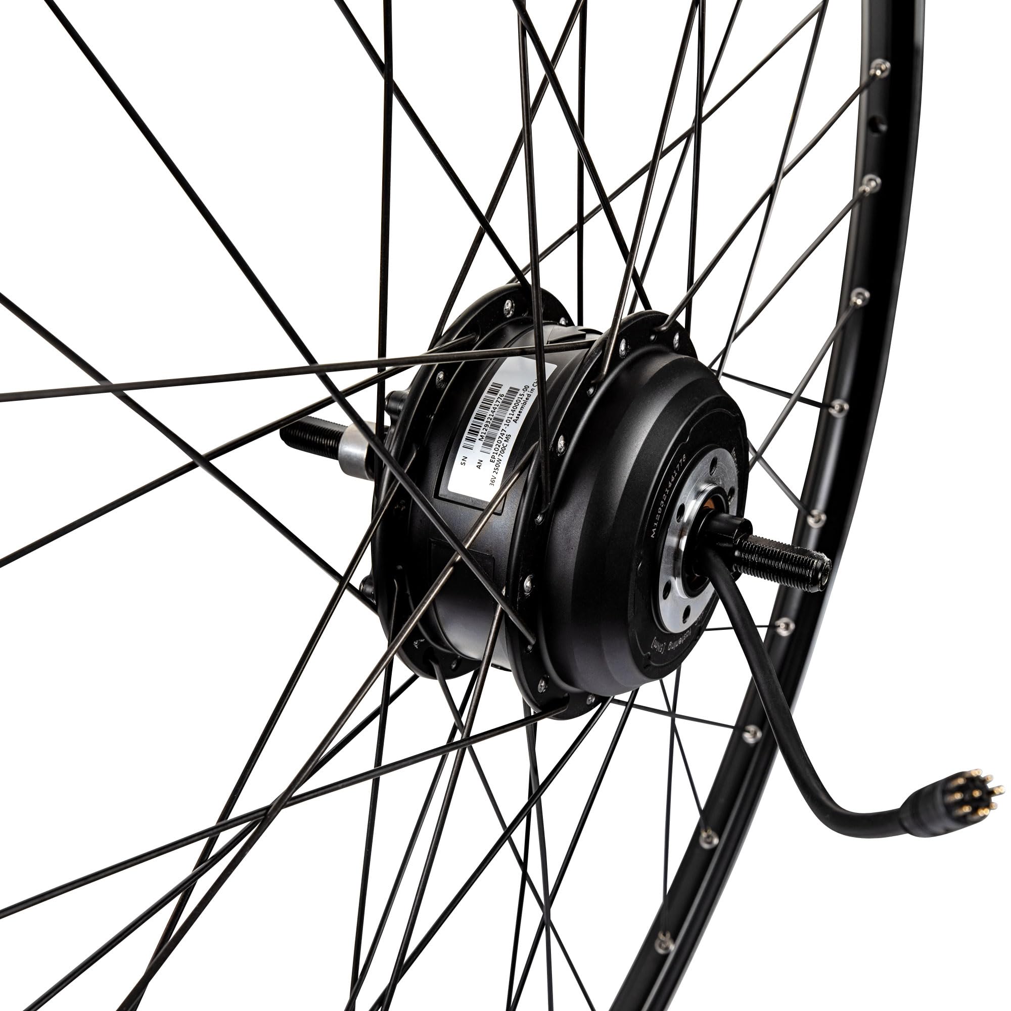Zündapp Hinterrad 28 Zoll mit Radnabenmotor Ananda Laufrad hinten Fahrrad E Bike Felge Z505 / Z802 / Z80S / Green 7.7