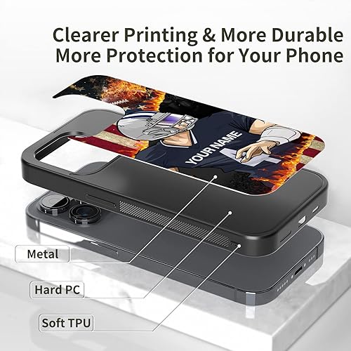 Miniatura 3 de Fundas de teléfono personalizadas con diseño genial para niños y hombres para iPhone 11 12 13 14 15 16 Pro Max Plus Mini Xs Xr para Samsung Galaxy