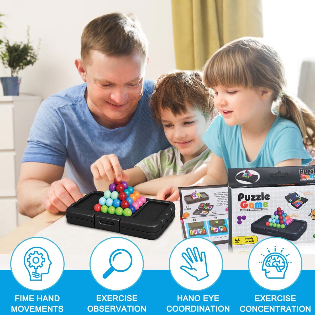 IQ Puzzler Pro, IQ Spiele, Giochi di Puzzle con 200 Tipi di Sfide, Giochi di Logica 3D per Bambini e Adulti Relax e Decompressione