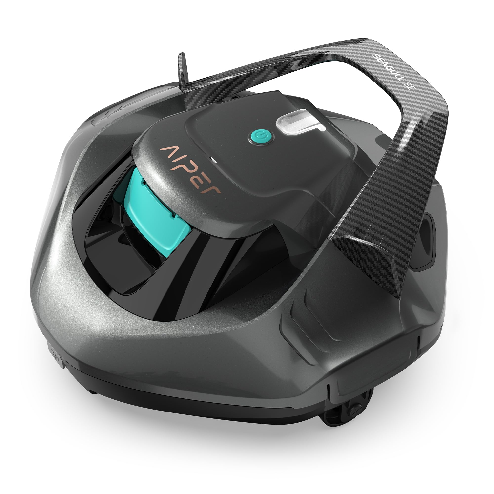 AIPER Seagull SE Robot Pool Cleaner, Cordless Vacuum Cleaner, 90 Min Autonomy, LED Indicator, Auto Parking, for Detachable Pools up to 80 m²