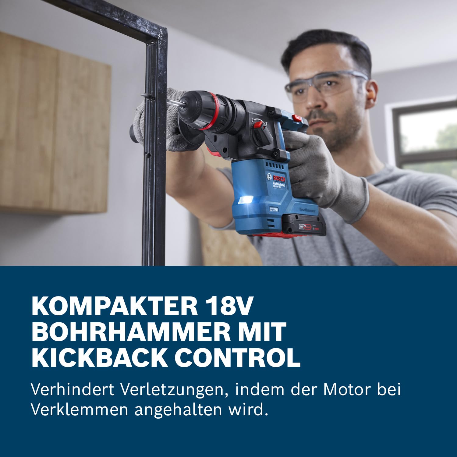 Bosch Professional 18V System Akku-Bohrhammer GBH 18V-18 (SDS plus)