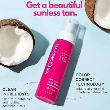 Tanceuticals Complete Self Tanning Mousse Kit, Ultra Dark
