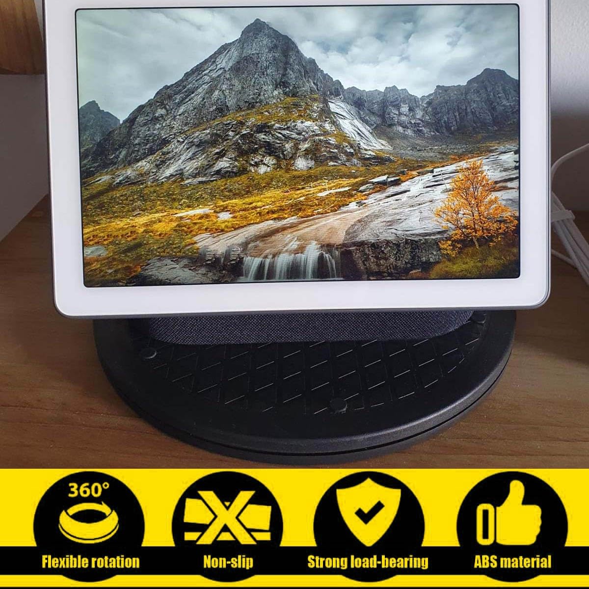 2 Stück Drehscheibe Drehbarer Universal Drehteller Mehrzweck 360 Grad Drehplattform Drehplattefür Büro, Zuhause, Hobby, PC-Monitor, Handwerk, Pflanzen, Küche(40cm)