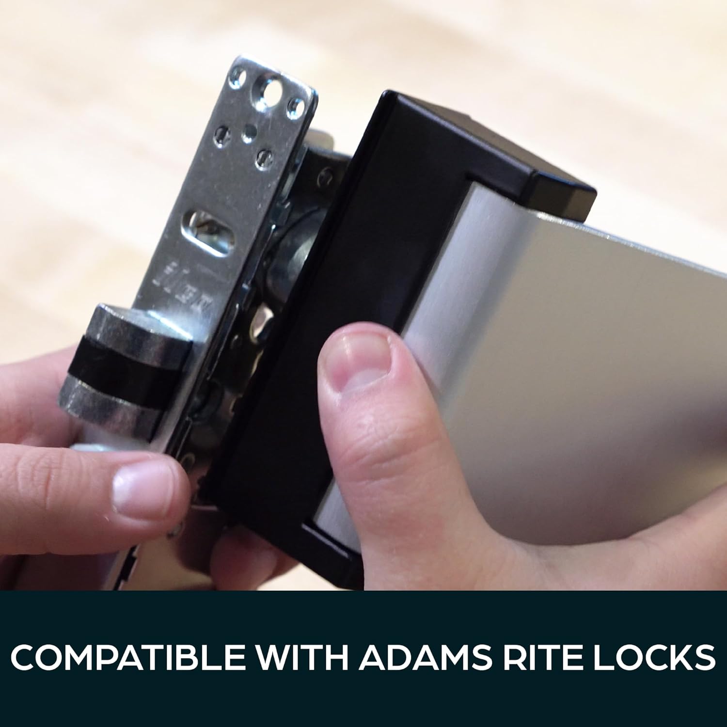 Summit DOORWARE Push Paddle Handle for Adams Rite Storefront Doors | High Grade Replacement Part for Adams Rite 4590 | Aluminum Finish - Left Handed