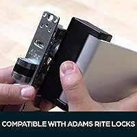 Vista 4 de Summit DOORWARE Mango de paleta de empuje para puertas de tienda Adams Rite Pieza de repuesto de alta calidad para Adams Rite 4590 Acabado