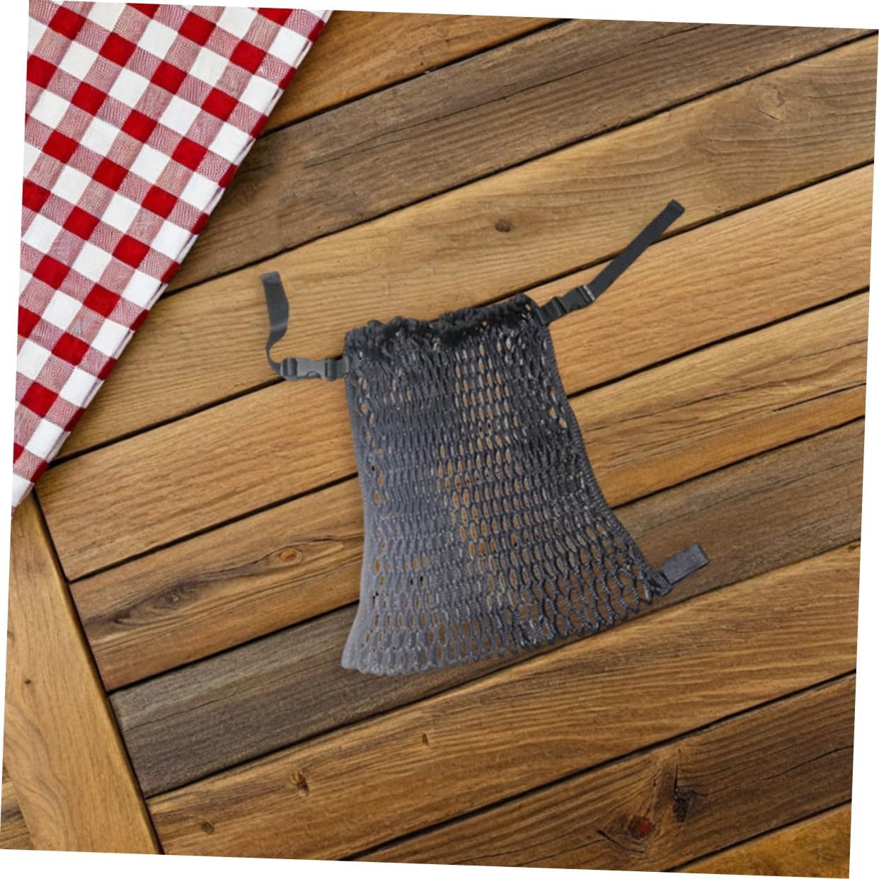 VANZACK Extra Large Polyester Stroller Organizer Bag Double Layer Mesh Storage for Diapers Snacks and Shopping Durable Hanging Pocket for Parents