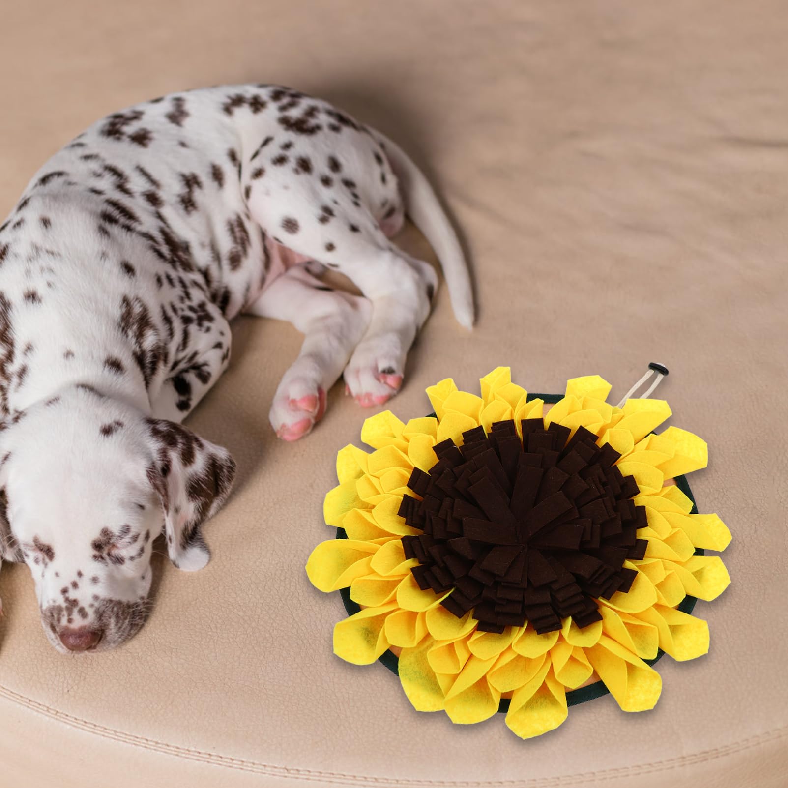 BESPORTBLE for Dogs Pet Supply Wear-Resistant Decorative Foraging Mat Polyester Feeding m