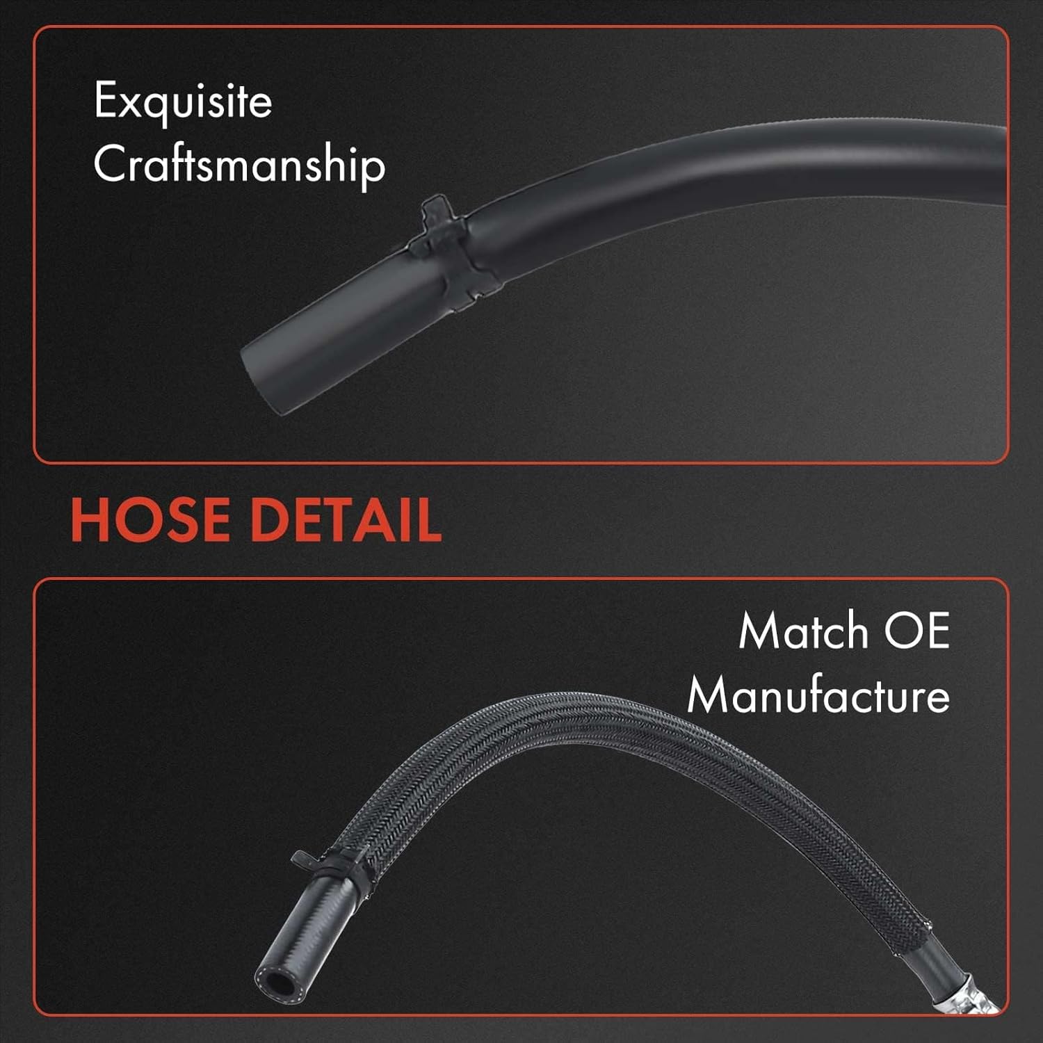 A-Premium Power Steering Hose Return Hose Line Assembly Compatible with Ford Freestar Mercury Monterey 2004 2005 2006 2007 2-PC Set