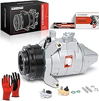 Vista 1 de A-Premium Compresor de A/C con embrague compatible con Ford F-150 2.7L Turboalimentado 2015-2017, estilo DKS20