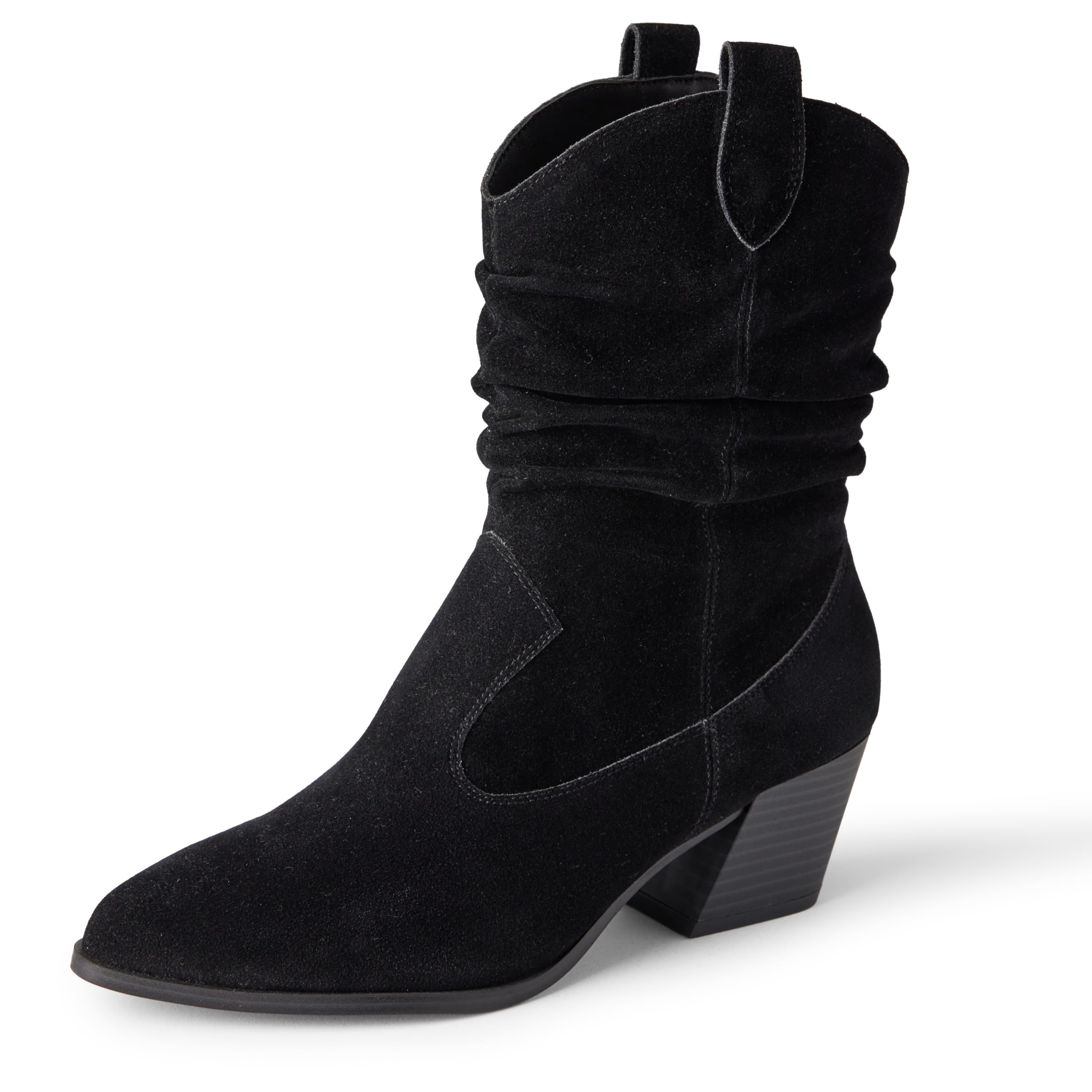 Photo 1 of Amazon Essentials Women's Western Fashion Boots, Black, 9.5