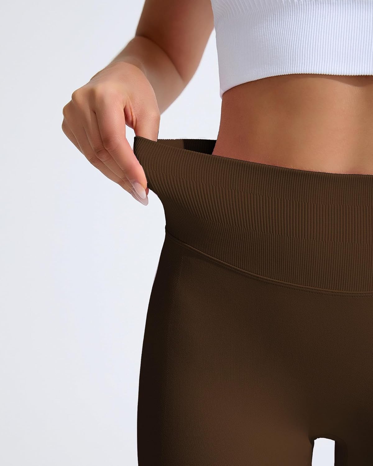 RIOJOY Gym Shorts Women, 4D High-Waisted Workout Shorts for Women, 4’’ Scrunch Butt Lifting Short, Hidden Pocket Yoga Shorts