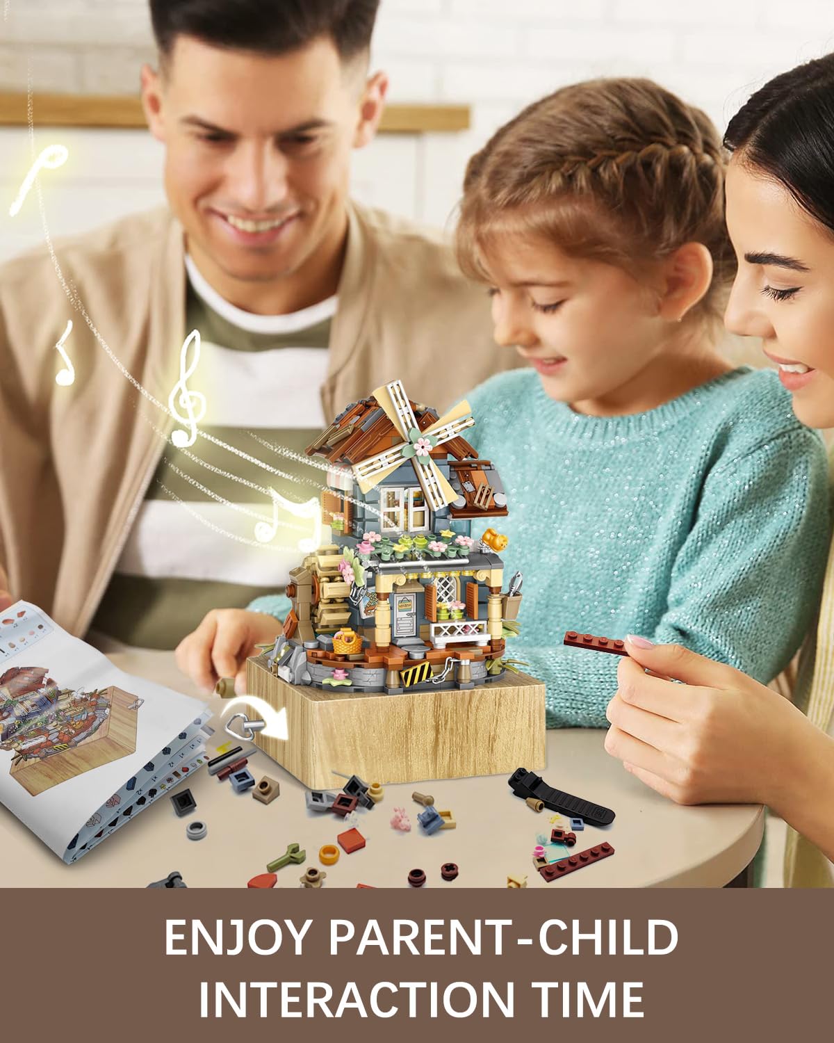 **abc‪各1つꔛ‬♡いろんなmini box風♡** Amazon.com: LUOGFYNI Music Box Building Blocks Set, Japanese