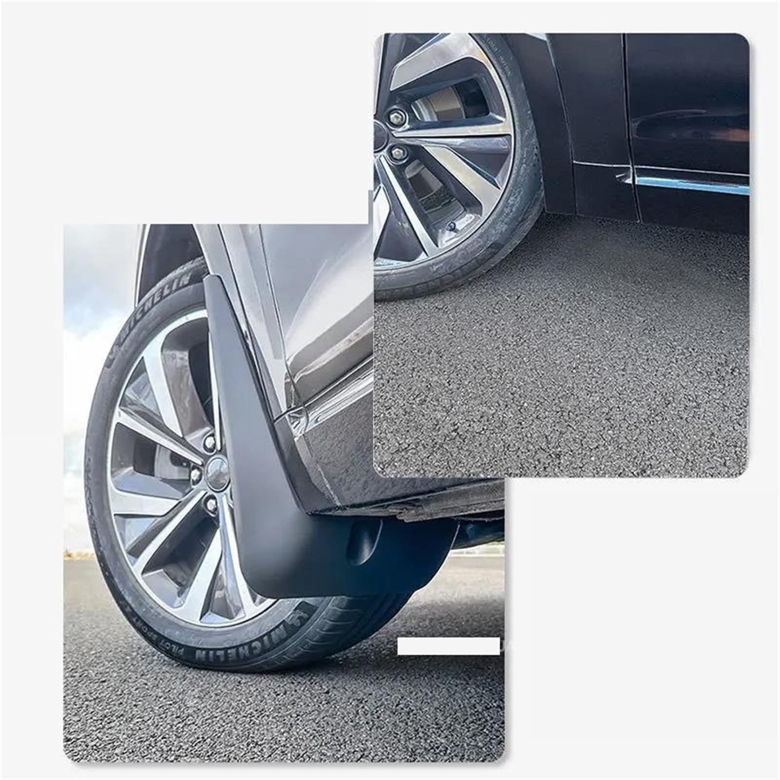 Garde-Boue Avant Et Arrière 4 Pièces pour BMW X4 G02 M pour Sport 2019-2023 Accessoires Auto Protection d'ailes Style Auto