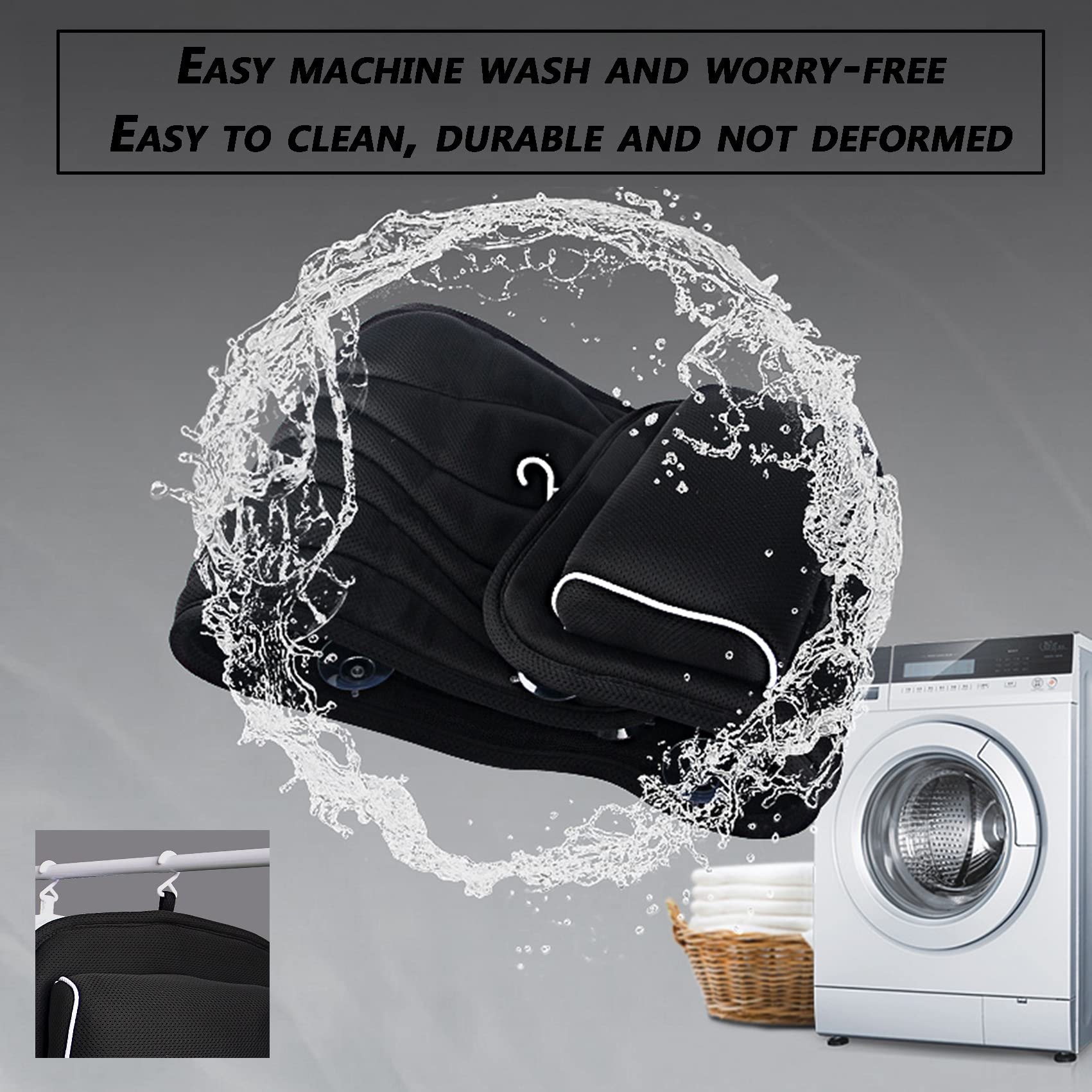 MyrRhe Almohada de baño ergonómica de Cuerpo Completo cojín Premium para Comodidad en la bañera