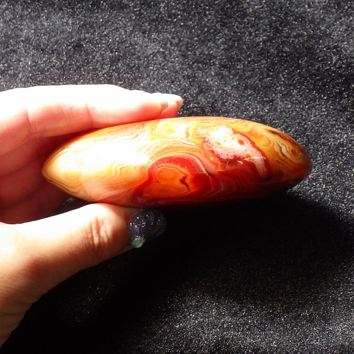 Amazon.co.jp: 株式会社廣友 ルース メノウ 229g 瑪瑙 アゲート 現物