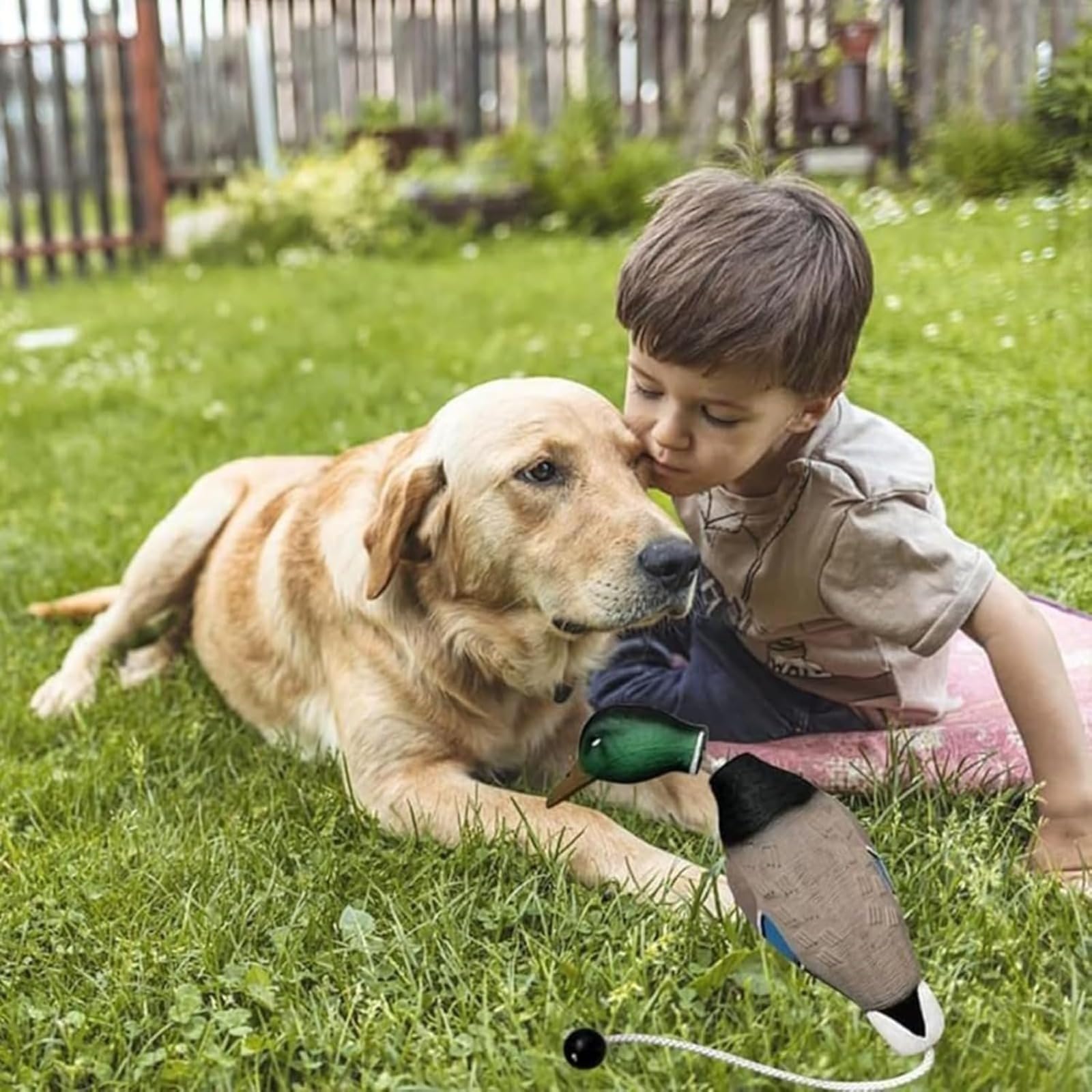 Dummy Anatra Cane Training Retrieve Ciuccio Resistente all'Usura e al morso, Impermeabile e Galleggiante, Robusto e Durevole, Adatto per la Formazione di Cuccioli o Cani da Caccia Adulti