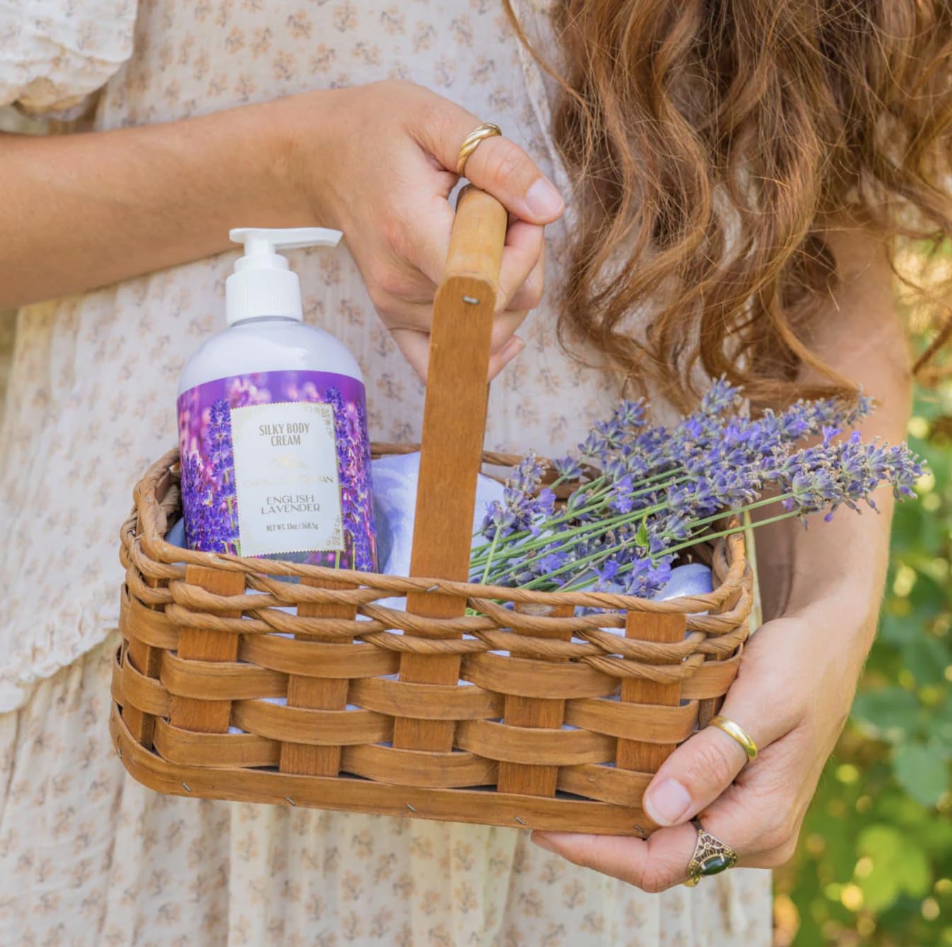 Camille Beckman English Lavender Scented Silky Body Cream, Daily Moisturizer for All Skin Types | Non-Greasy Vegan Formula to Nourish and Soften Hands and Body, 13 Ounce - Image 3