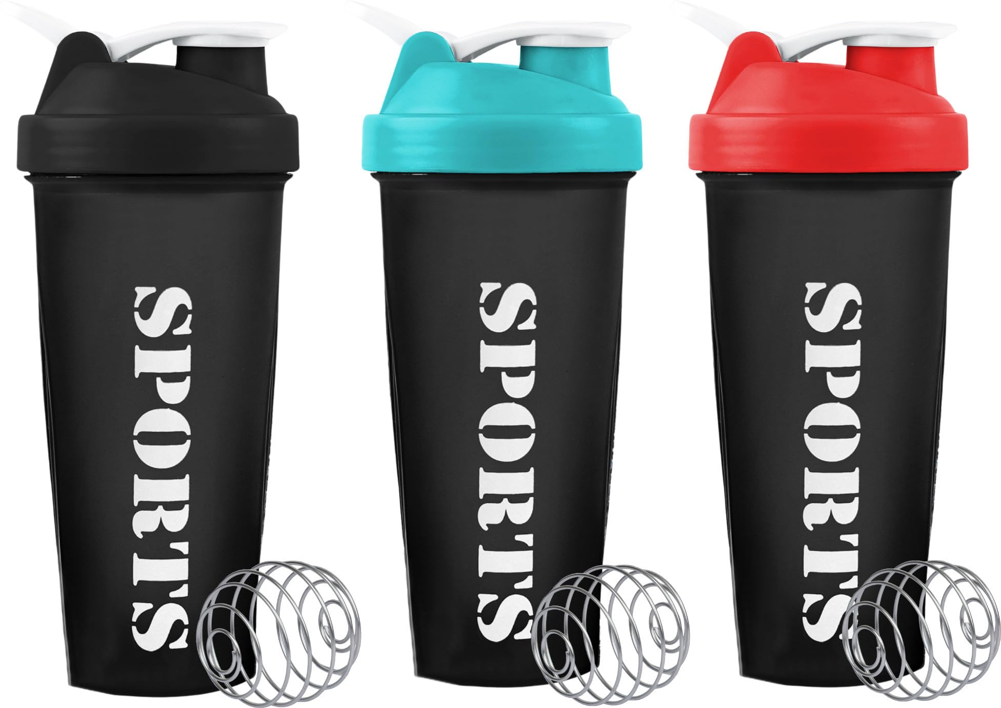 Zyro Combo 3 pcs Gym shaker,Shaker for protein shake Leak Proof, Food Grade, Bpa Free, Sports, Yoga,Gym,BCAA parfect for Gym & Supplements 650 ml gym Shaker (Pack of 3,Black,BgGreen,Red Plastic)-image-27