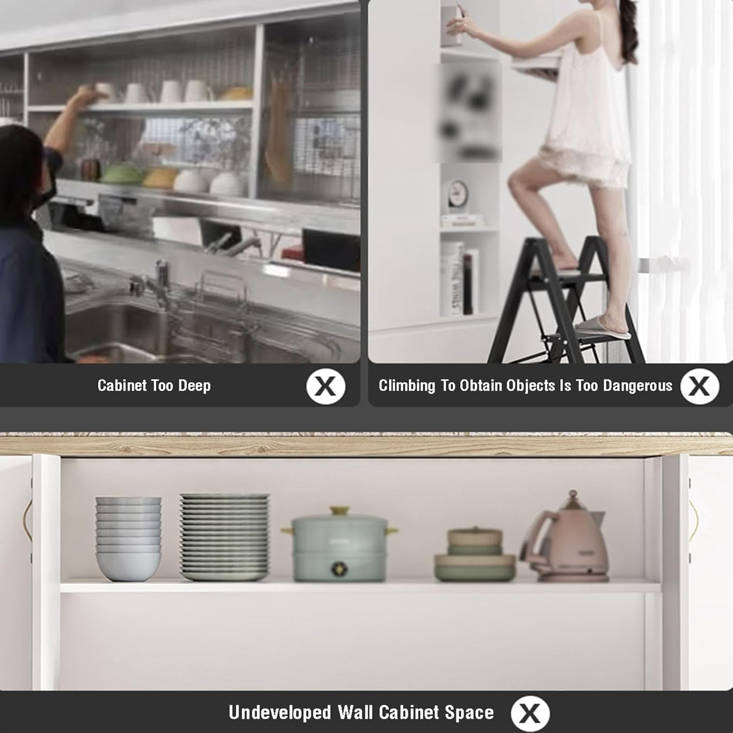 Kitchen Wall Cabinet Storage,Pull Out Shelf Organizer Spice Rack,Heavy-Duty 2-Tier Storage,for Home Wall Cabinet,700mm