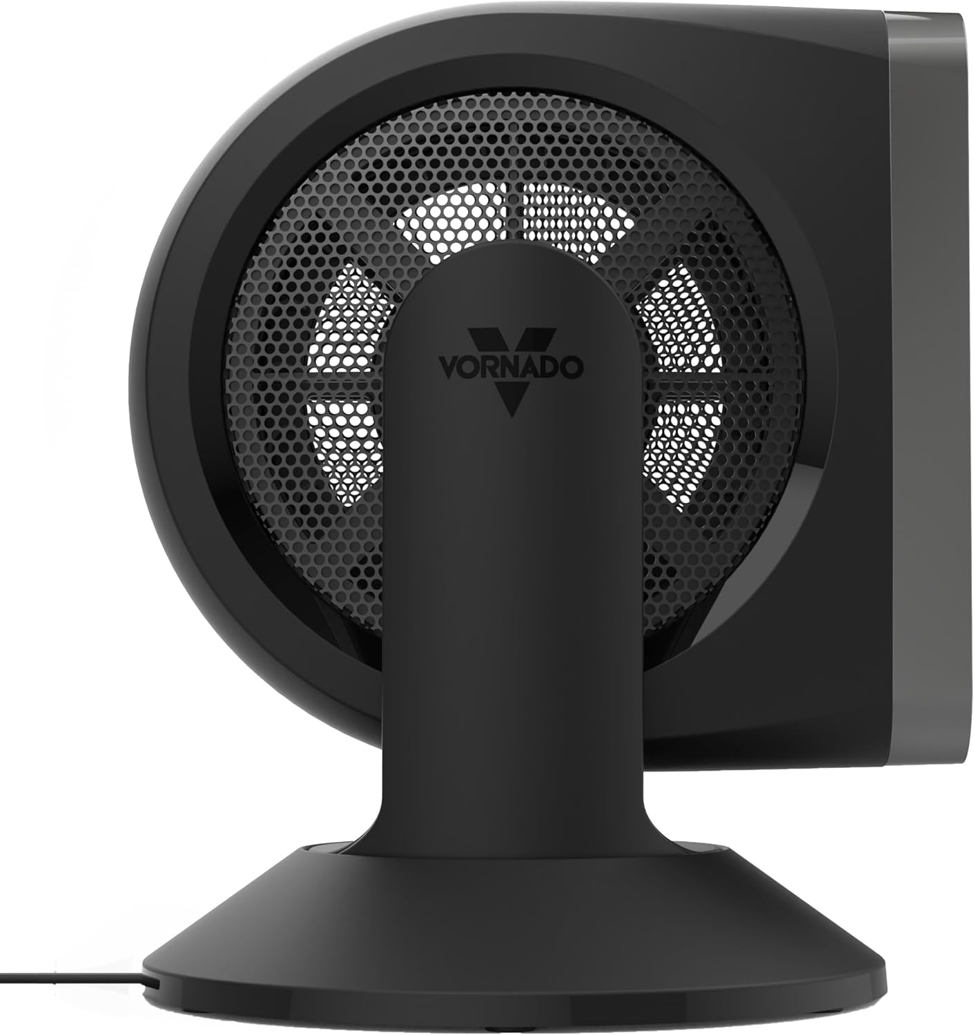 Vornado STRATA™ 8 Omniwave Medium Table Fan, Energy Efficient DC Motor, 10 Electric Fan Speeds, Quiet Operation with Oscillation, Powerful Cooling Solution for Bedroom, Home, and Living Room, Black