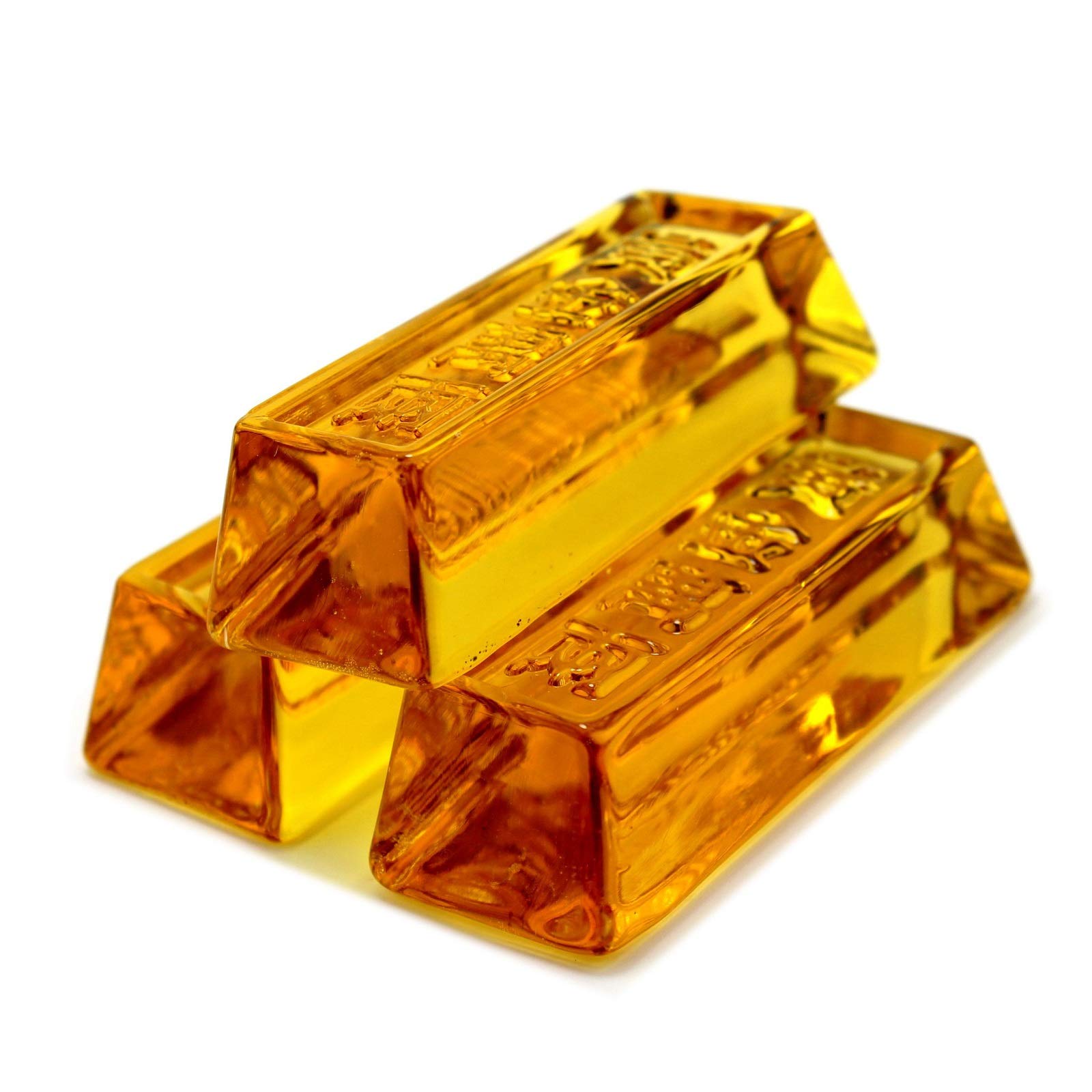 Amazon | 一心斎 黄金万両 金運 文鎮 水晶 書道用品 - クリスタル