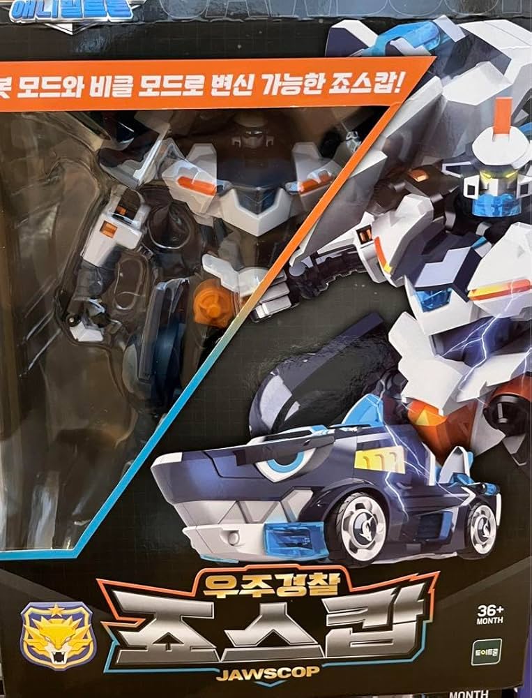 韓国トイ　ミニフォース　ジョーズコップ　トランスフォーマー Amazon.co.jp: ミニフォース アニマルトロン 宇宙警察 ジョーズ