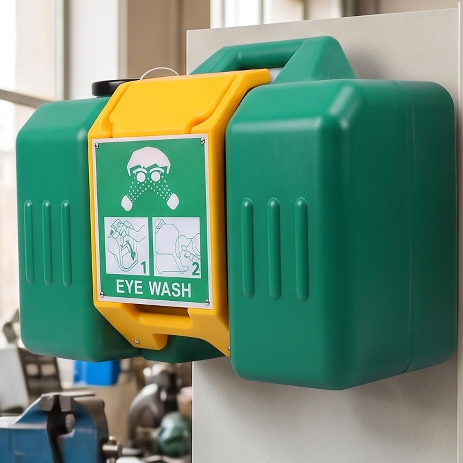 Station de Lavage Oculaire Portative, 9 Gallons, Montable