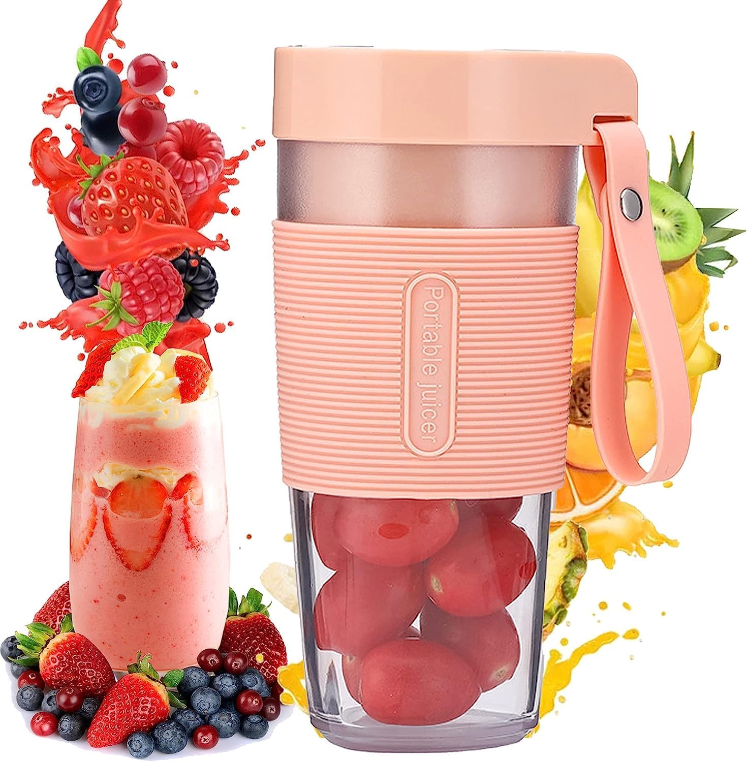 Portable Blender, Personal Blender for Shakes and Smoothies