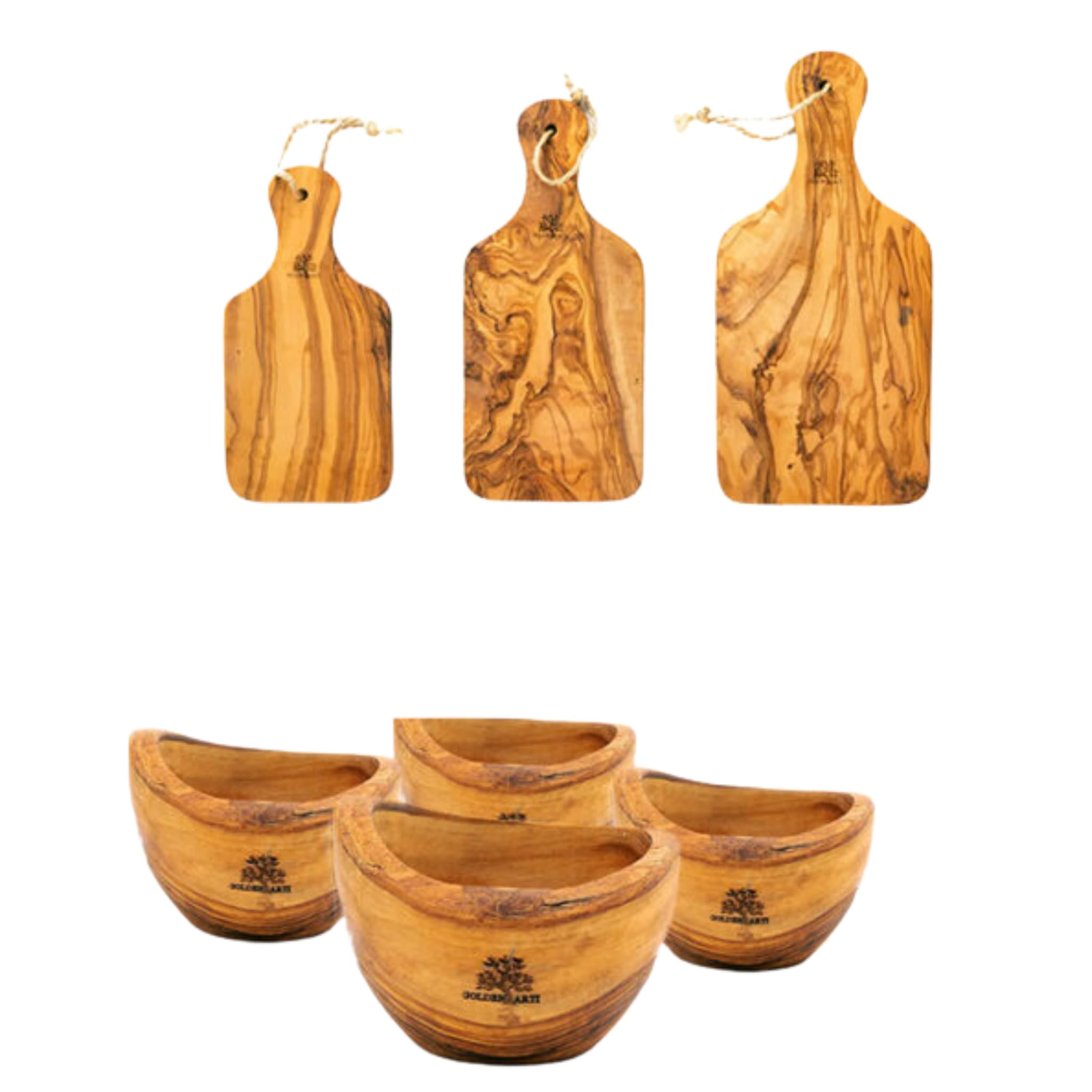 Planche à persil avec 4 bols de 8 cm,set de découpe cuisine et planche apéro