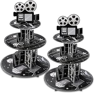 Outer Space Decorations 3 Tiers Cardboard Cupcake Stand Galaxy Party Supplies Birthday Cake Stand Solar System Party Favors