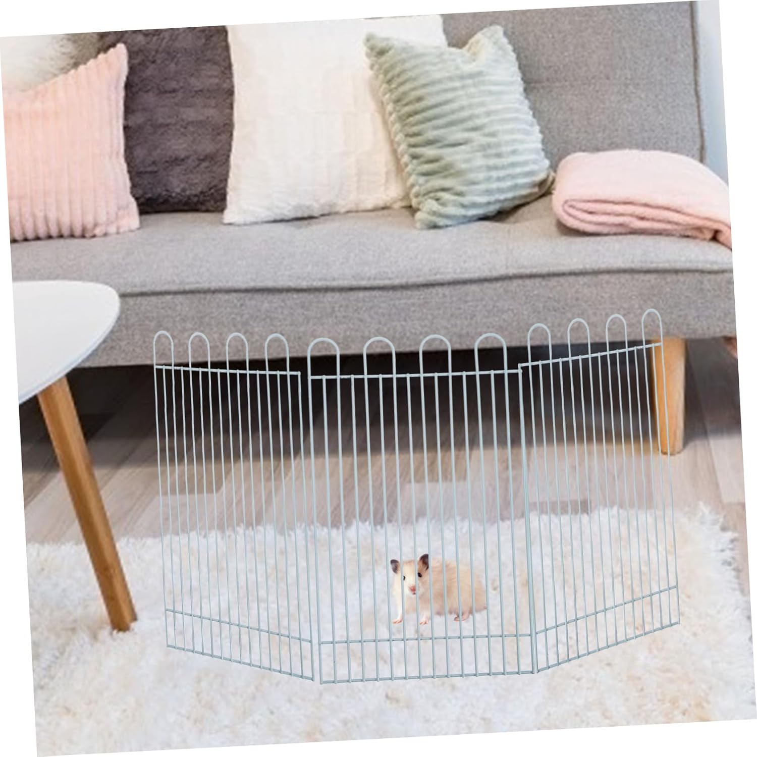 1set Small Pets Playpen Fence for Hamsters Guinea Pigs and Easy Assemble Indoor and Outdoor Use Secure and Enclosure