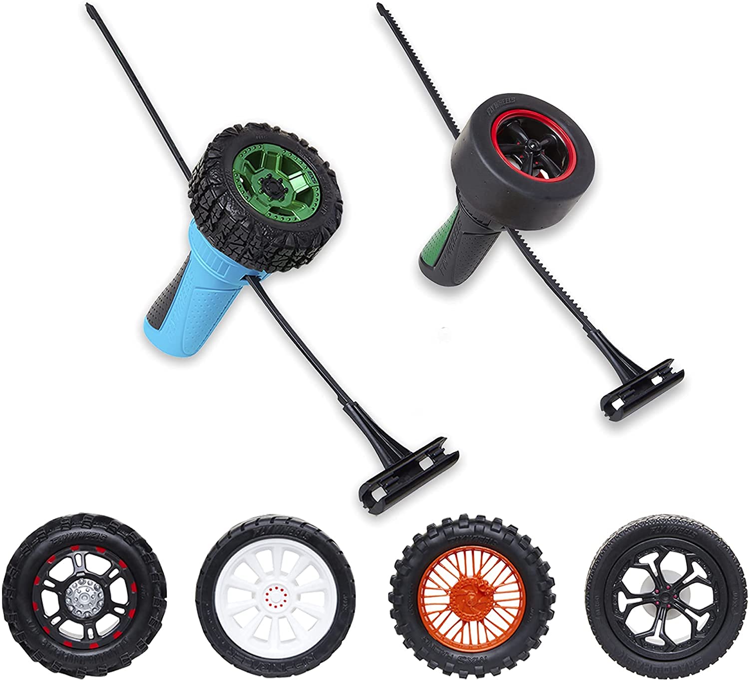 Buy Fly Wheels Collector's Box Set Includes 2 Launcher Handles, 6