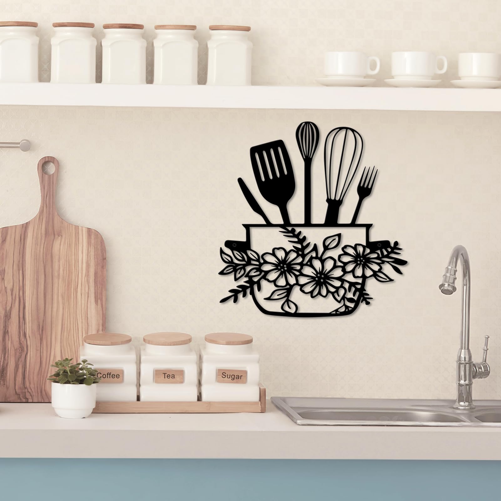 Addams Family Funrous Kitchen Wall Art Decor Happiness Is Homemade Metal  Sign Rustic Black Farmhouse Kitchen Decor, image size:1601x1601