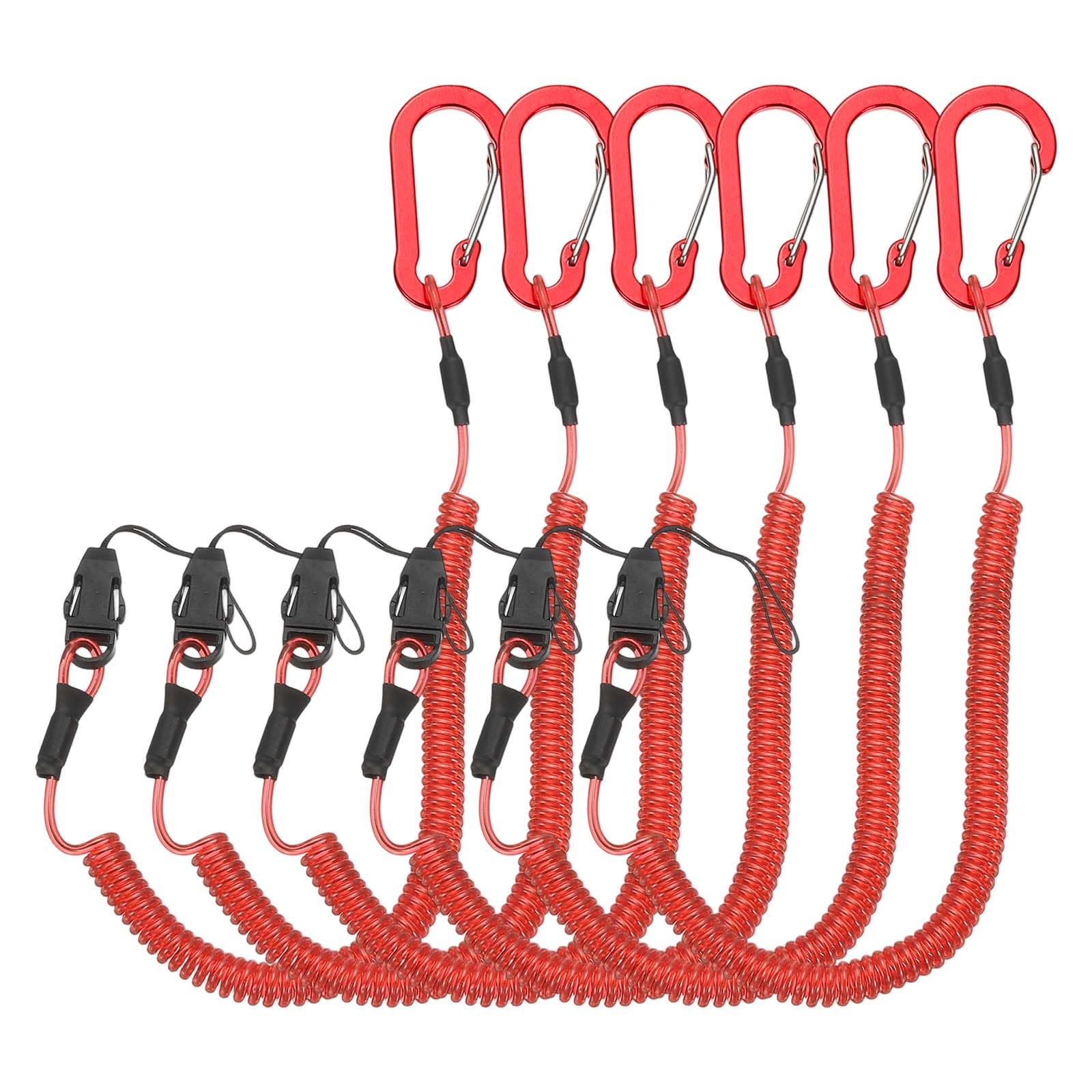 PATIKIL Coiled Lanyards with Buckle 40 Inch