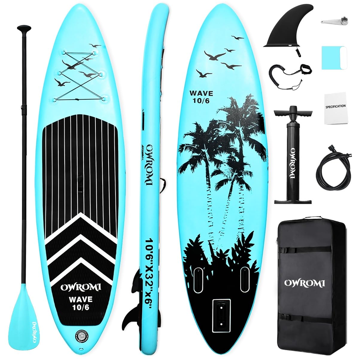 インフレータブル SUP ボード 10'6 Amazon.com : SUP Inflatable Stand Up Paddle Board 10'6