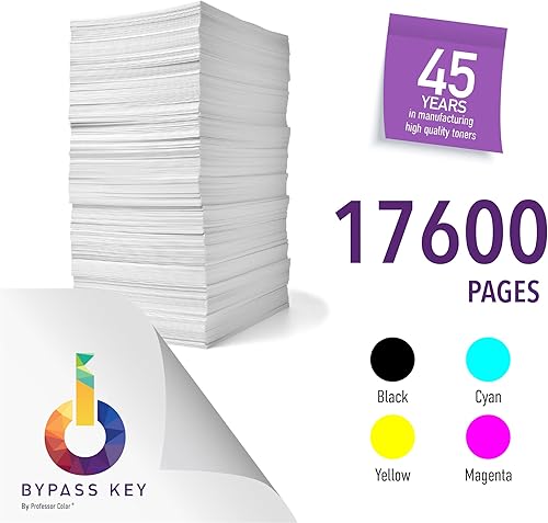 Miniatura 3 de ColorQube 8570 o ColorQube 8580 Tinta reemplaza a 108R00926 108R00927 108R00928 108R00929 (8 tintas OEM reempaquetadas), el paquete incluye llave de
