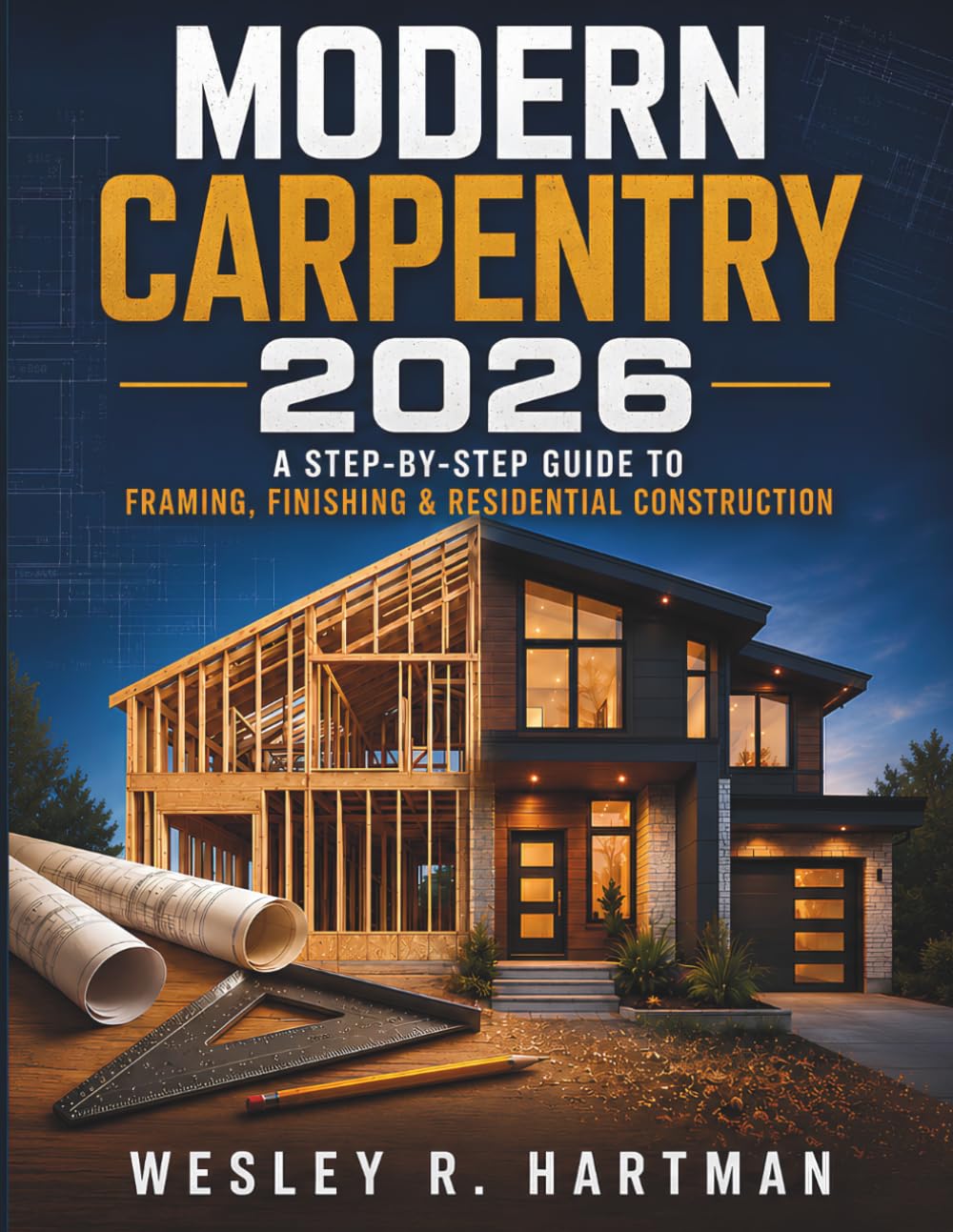Modern Carpentry 2026: The Complete Step-by-Step Guide to Framing, Finishing & Residential Construction for Beginners to Pro — Tools, Codes & Building Science