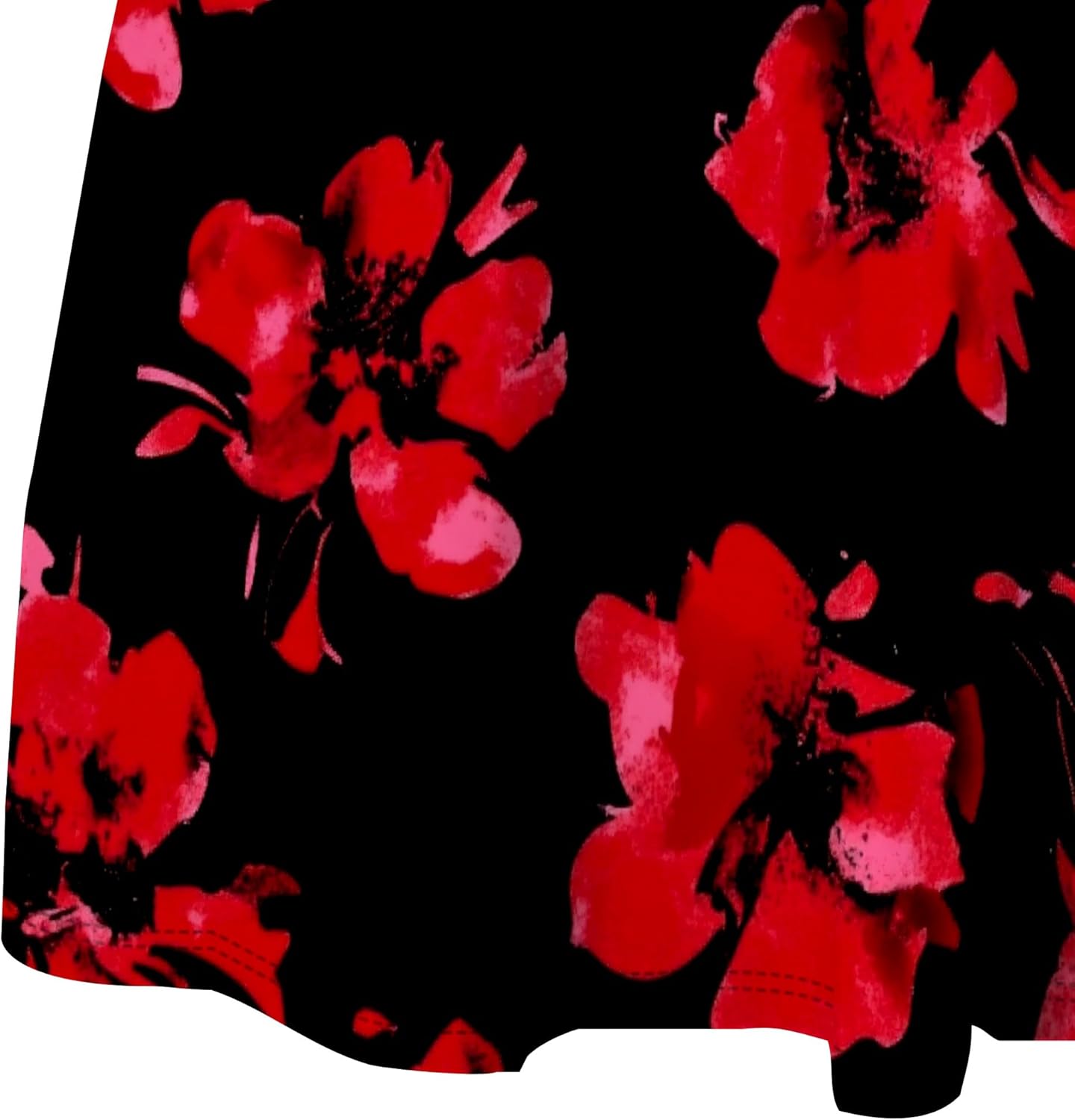 Women's Elegant A-line Maxi Dress Flowy Short Sleeve High Waist Dress Casual Vacation Beach Sundress - Image 6