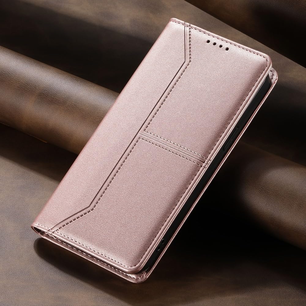 Generic Étui compatible avec Redmi 13C 4G/5G (couleur : noir) Portefeuille en cuir Flip magnétique arrière uni