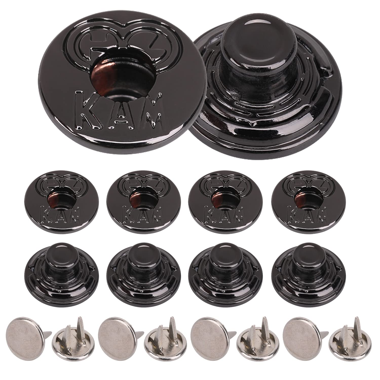 Boutons pression pour vestes et jeans ajustables pour réparer facilement vos vêtements