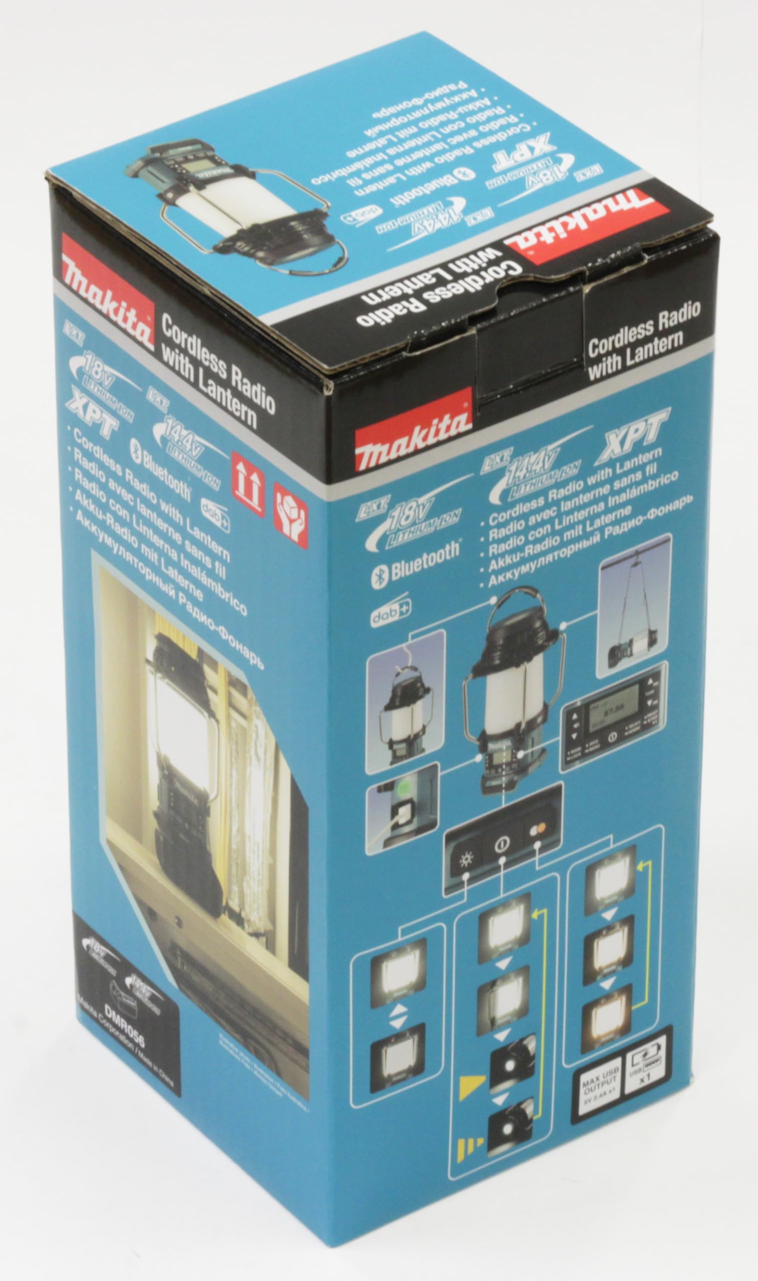 Makita DMR056 Akku-Radio mit Laterne 18V (ohne Akku, ohne Ladegerät)