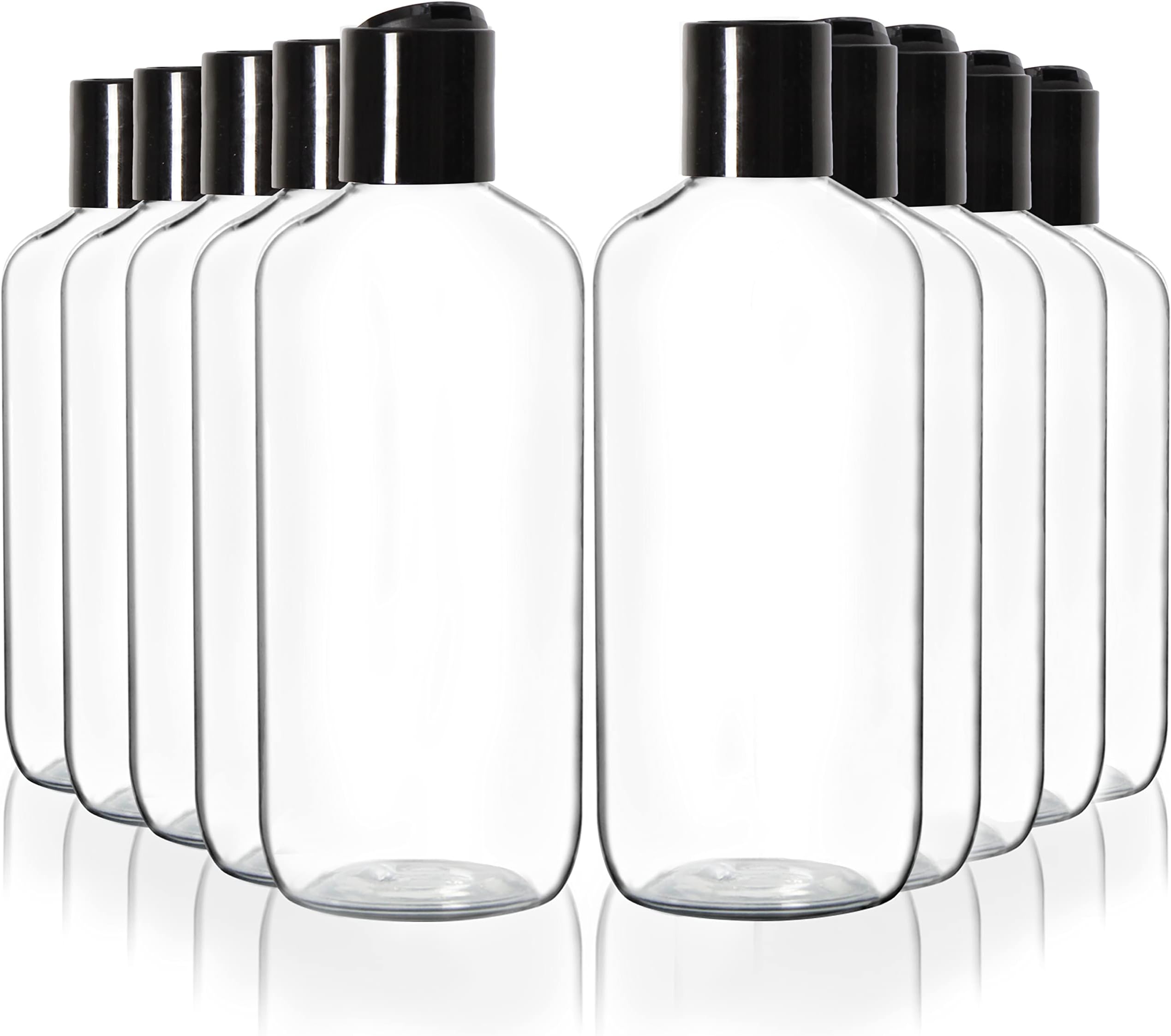 Cosmetic Bottles with Disc Cap