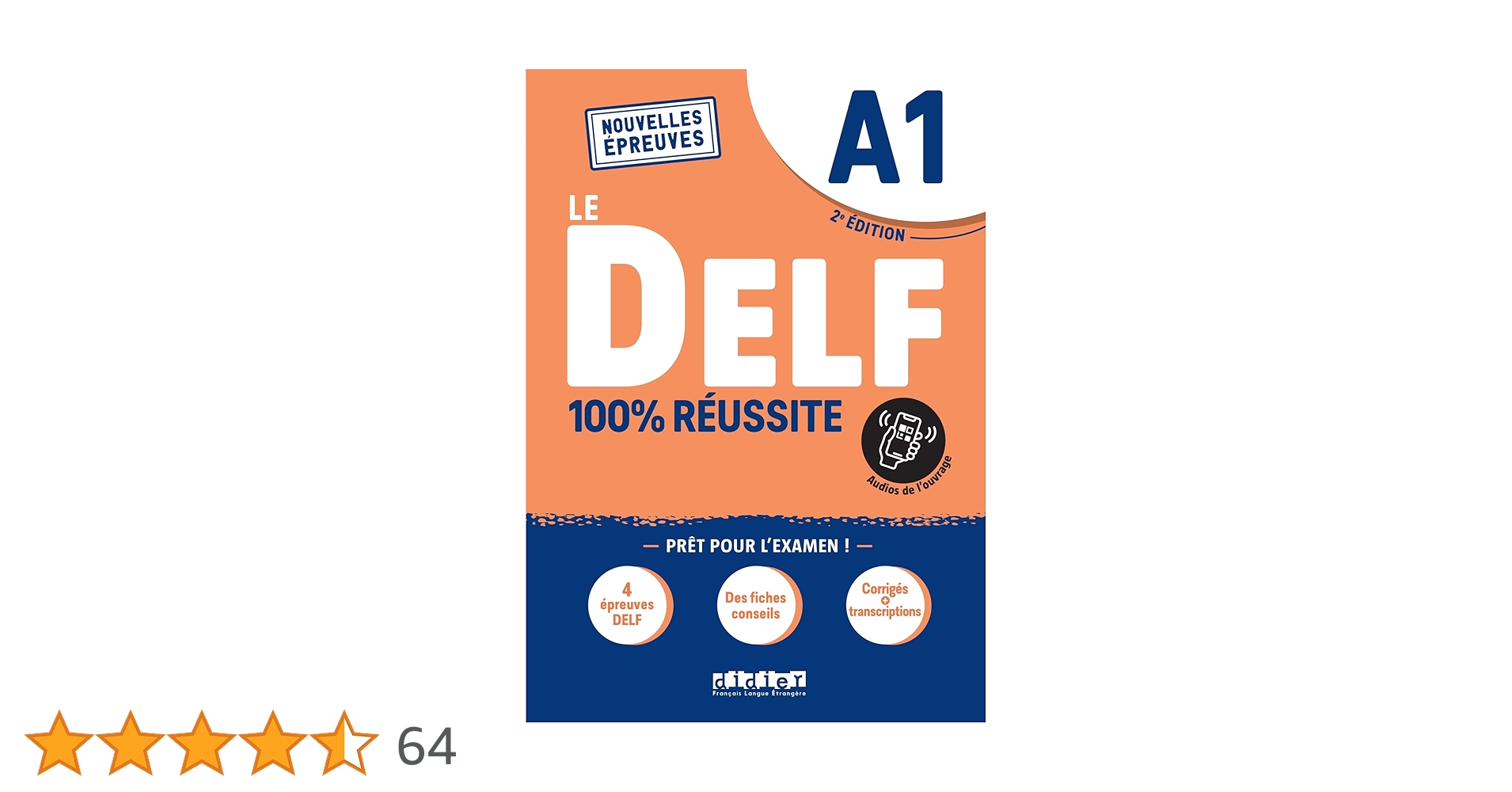 Reussir LE DELF A1 フランス語 テキスト DALF 仏語 Reussir Le Delf : Livre A1 & CD Audio (French Edition): Bruno