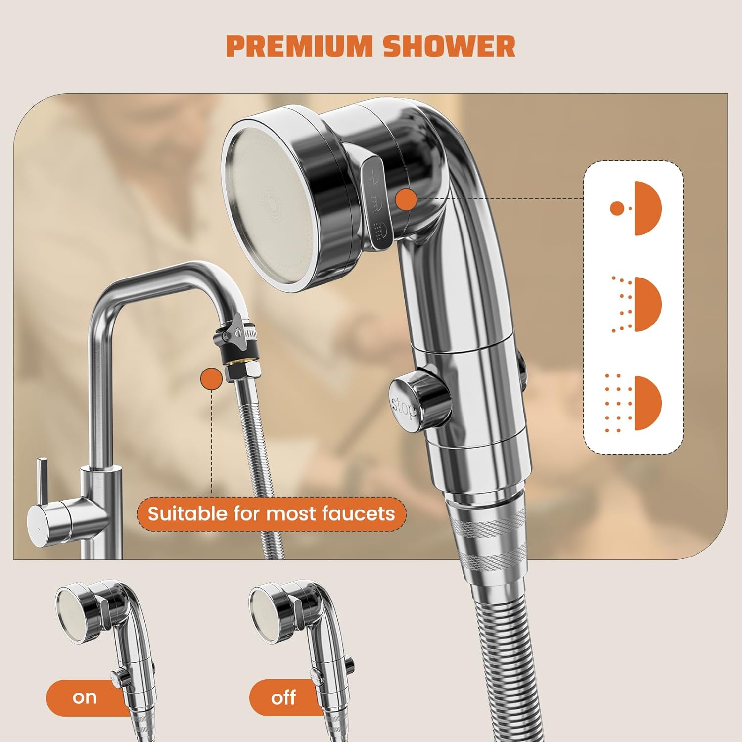 Portable Shampoo Bowls with Shower Sink for Home Washing Hair Shampoo Basin Height Adjustable Stainless Steel for Beauty Salon 9.8 Feet Drain Hoses Soap Dispenser