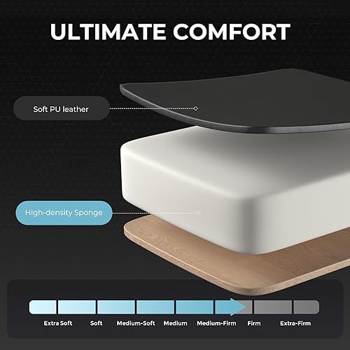 Miniatura 4 de GTPLAYER Silla para videojuegos, silla de computadora con reposapiés y soporte lumbar, silla de juego ajustable en altura con asiento giratorio