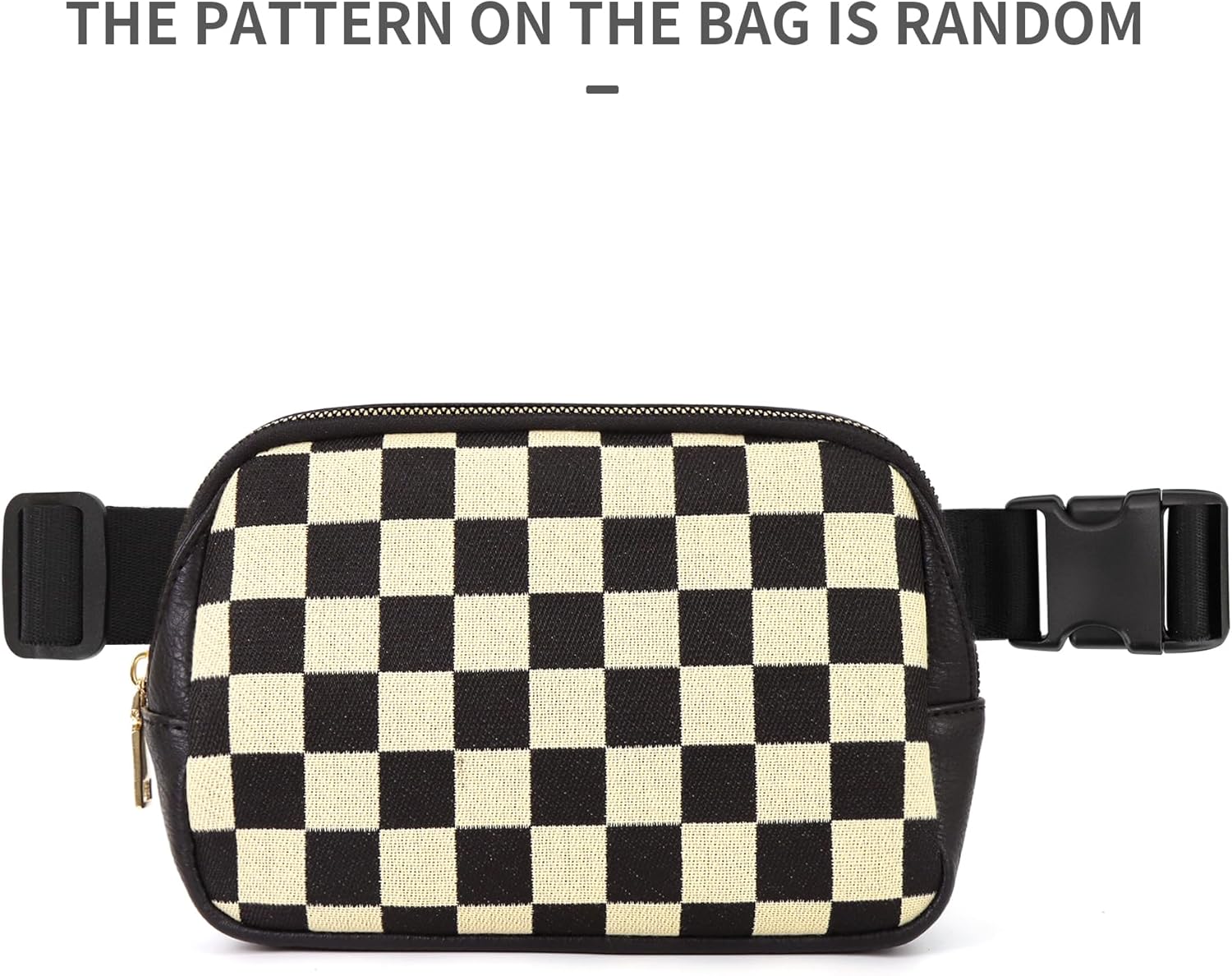 Sling Bag Crossbody Bags For Women Plaid Striped Fanny Packs Chest Bag for Work Shopping