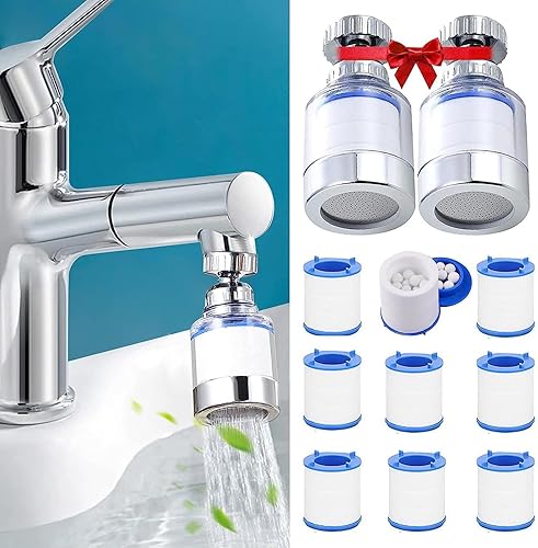 Unidad de purificación de agua - Reducción de cloro, hecha de ABS y acero inoxidable, fácil de limpiar, 99.9% de plomo, calcio, óxido, hierro,